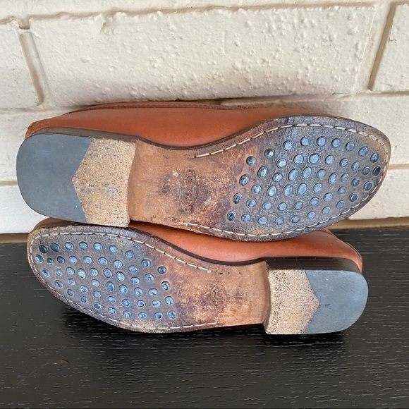 TOD'S JUNIOR EU 35 Unisex Penny Loafers in Saddle Italian Leather Preppy US 3.5 - Picture 8 of 9